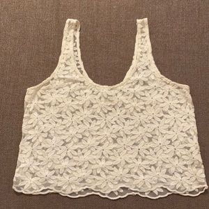 Free People Cropped Daisy Tank